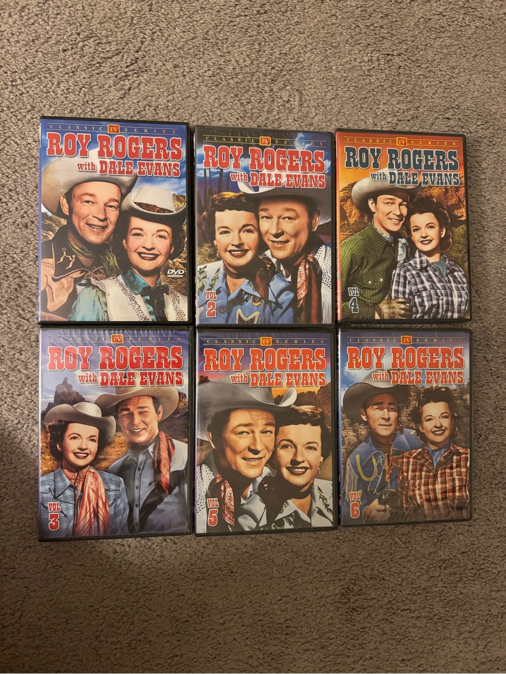 Roy Rogers with Dale Evans Williams 1-6 DVD set NWT